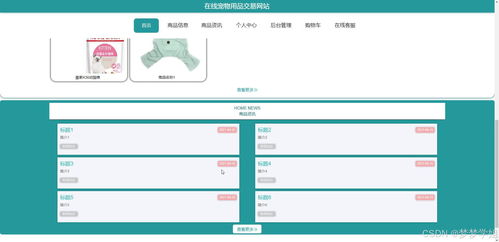 java畢業設計 springboot在線寵物用品交易網站的設計與實現包含文檔代碼講解